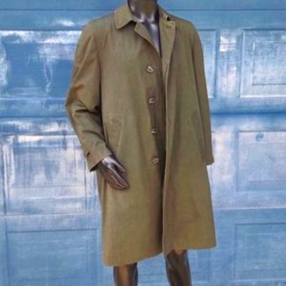 LONDON FOG Iconic Calibre Cloth by Reeves Vintage Main-Coats Rain Coat (1950's) - Picture 12 of 17